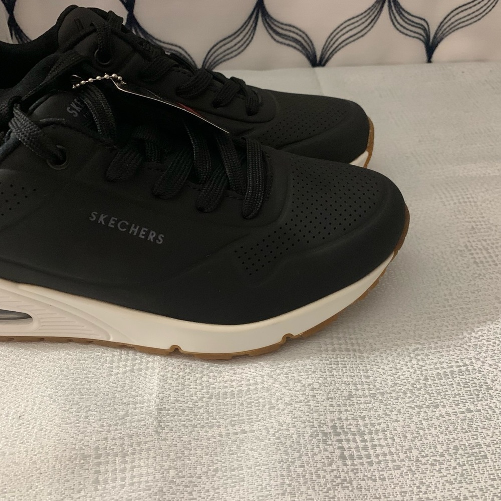 Skechers Women Uno-Stan on Air Black size 6 or 7.5 - Picture 3 of 16